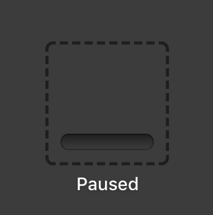paused
